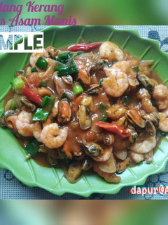 Foto resep Udang Kerang pedas asam manis SIMPLE