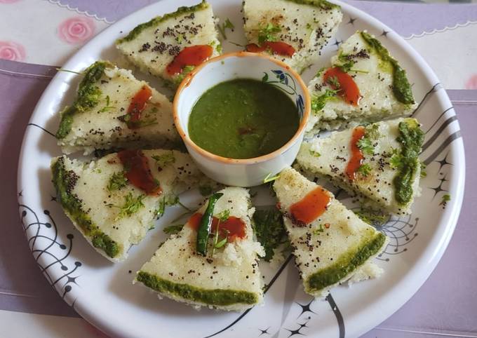 Steps to Prepare Perfect Instant Rava Dhokla -Healthy breakfast