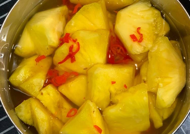 Recipe of Speedy Spicy Sour Pineapple