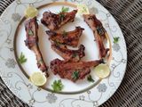 Oven grilled lambs