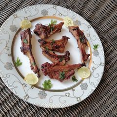 A picture of Oven grilled lambs.