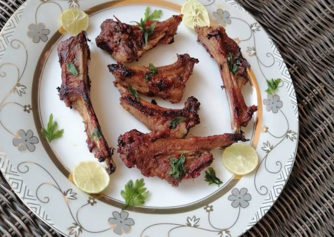 Recipe of Perfect Oven grilled lambs