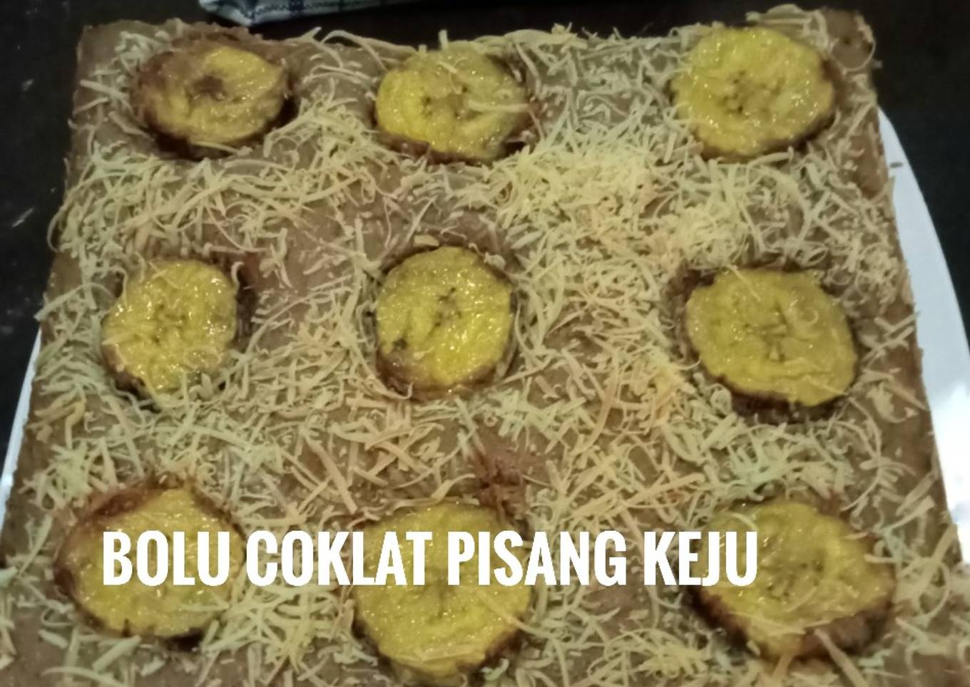 Bolu Coklat Pisang Keju