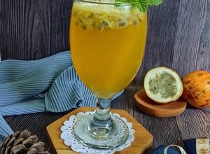 Foto resep (632) Passion Fruit Mocktail (Mocktail Markisa)