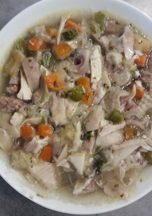 Une photo de Poule en gelée