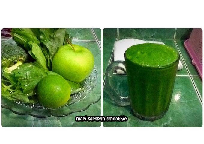 Resep Green smoothie (ala diet) Anti Gagal