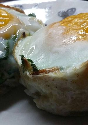 Una foto de Canastitas de papas con huevos
