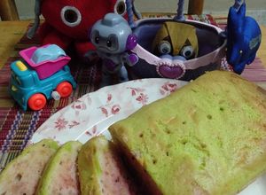 Gambar Kek Pandan Strawberi