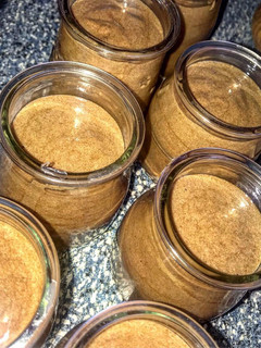 Una foto de Mousse de crema de avellana