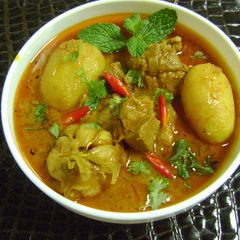 A picture of Mangshor Jhol (Mutton Curry - Bengali Style).