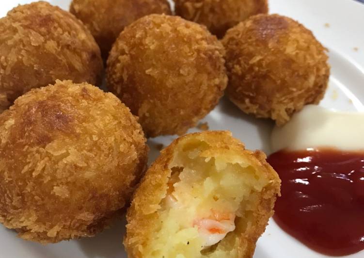 Resep Potato Shrimp Ball, Lezat Sekali