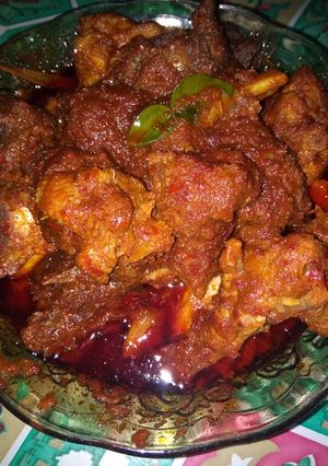 Foto resep Ayam bumbu habang khas Banjar