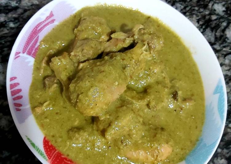 Tasty And Delicious of Green chicken