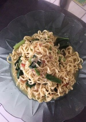 Foto resep Seblak mie / Mie kuah pedas