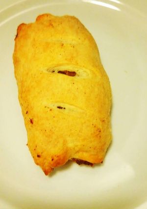 A picture of Vegan Stuffing Sausageless Rolls.