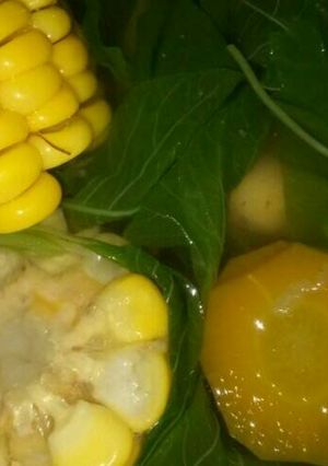 Foto resep Sayur Bening Bayam Jagung dan Wortel
