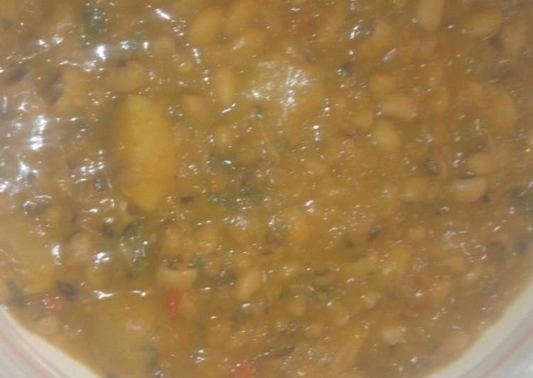 Recipe of Super Quick Homemade Beans &amp; sweet potato porridge