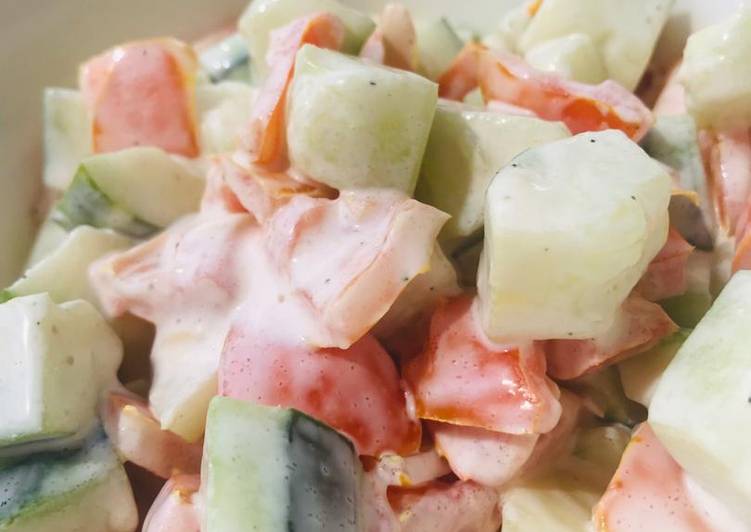How to Make Award-winning Cucumber and tomatoes salad | The Best Food|Simple Recipes for Busy Familie