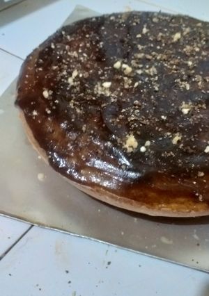 صورة لوصفة كيكة شوكولاته بدون بيض فالمقلة
