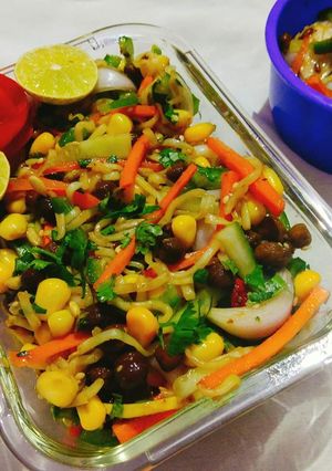 A picture of Noodle Mixed Salad.