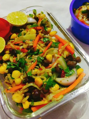 Easy Way Make Recipe Noodle Mixed Salad that is Delicious, So Delicious}