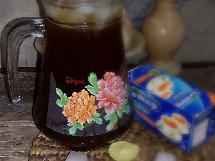 Resep Es Teh Jeruk Nipis OR Lime Iced Tea Anti Gagal