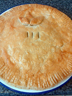 A picture of Cheese & Onion pie.