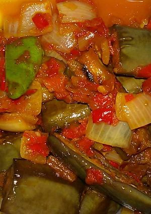 Foto resep Terong bakar balado