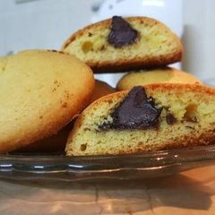 A picture of Quick nutella cookies without oven.