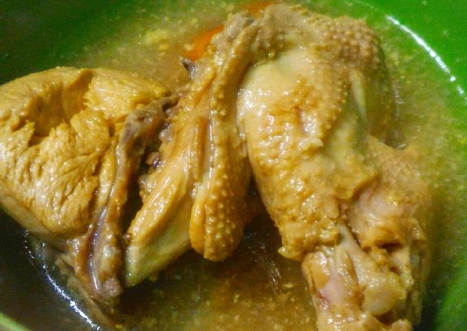 Cara Membuat Opor ayam kuning yang Bisa Manjain Lidah