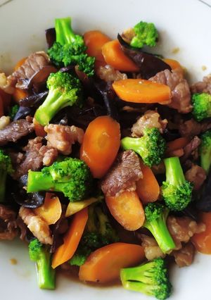 Foto resep Sapi Lada Hitam Mix Sayuran