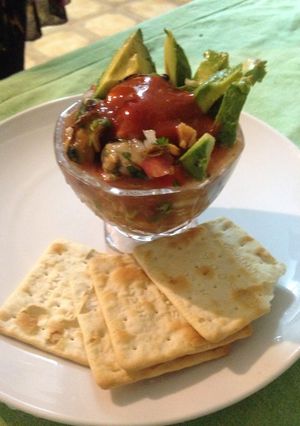 Una foto de Ceviche casero 👍🏻