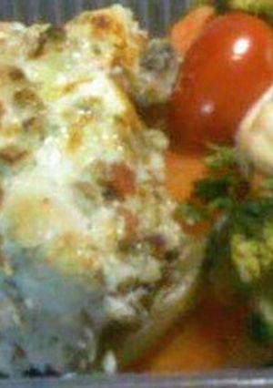 Una foto de Pastel de Merluza con Ensalada Mixta!