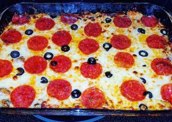 Easiest Way to Recipe Yummy Deluxe Pizza Casserole