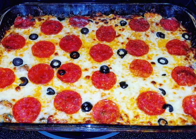 Simple Way to Make Perfect Deluxe Pizza Casserole