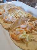 Taquitos de camarón