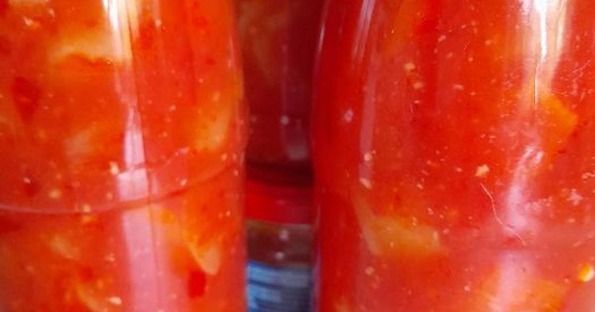Маринованный перец в томатном соке на зиму