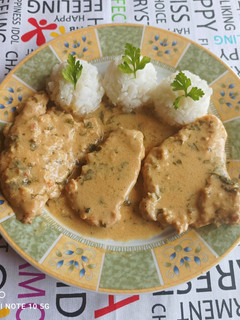 Fokhagyma mártásos pecsenyekaraj🧄🌿 recept fotója