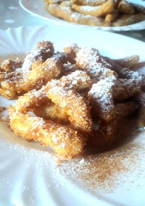 Krumplis nudli (fahéjas porcukorral) recept fotója