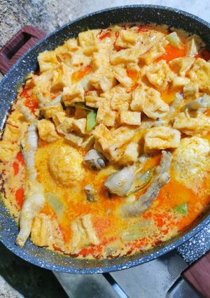 Foto resep Lodeh ceker telur tahu n tempe