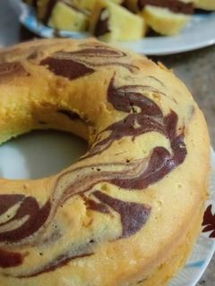Foto resep Marmer Cake (Metode Butter Cake)