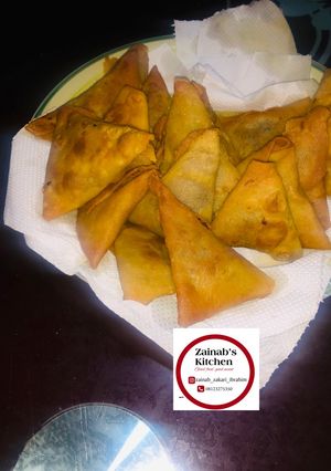 A picture of Crispy samosa🍽.