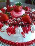 Torta Red Velvet "mi versión" \m/
