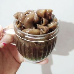 A picture of Chocolate pasta.