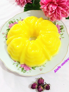 عکسی از دستور دسر زعفران و گلاب