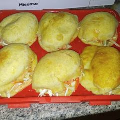 A picture of Vegetable stuffed bread.