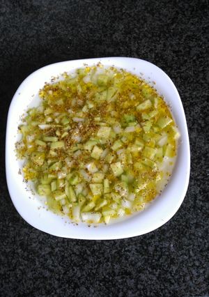Foto principal de Ensalada de pepino y cebolla
