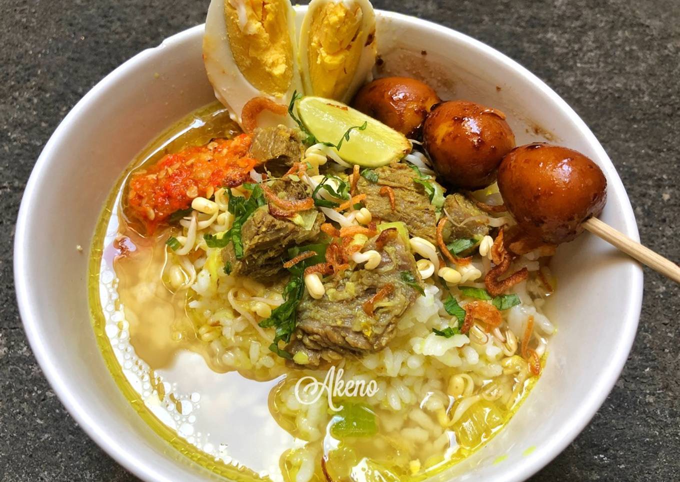 Soto daging boyolali
