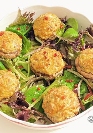 Une photo de Champignons farcis au thon