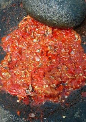 Foto resep Sambel teri two one